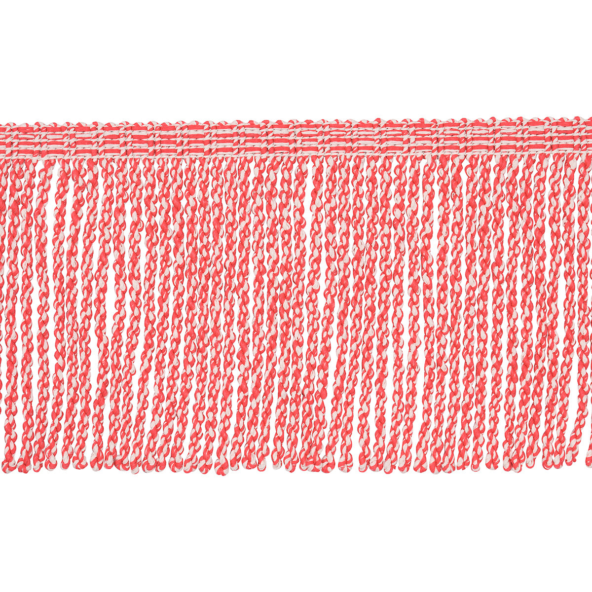 Schumacher OUTDOOR BOULLION FRINGE TRIM CORAL Trim | Atlanta Fabrics