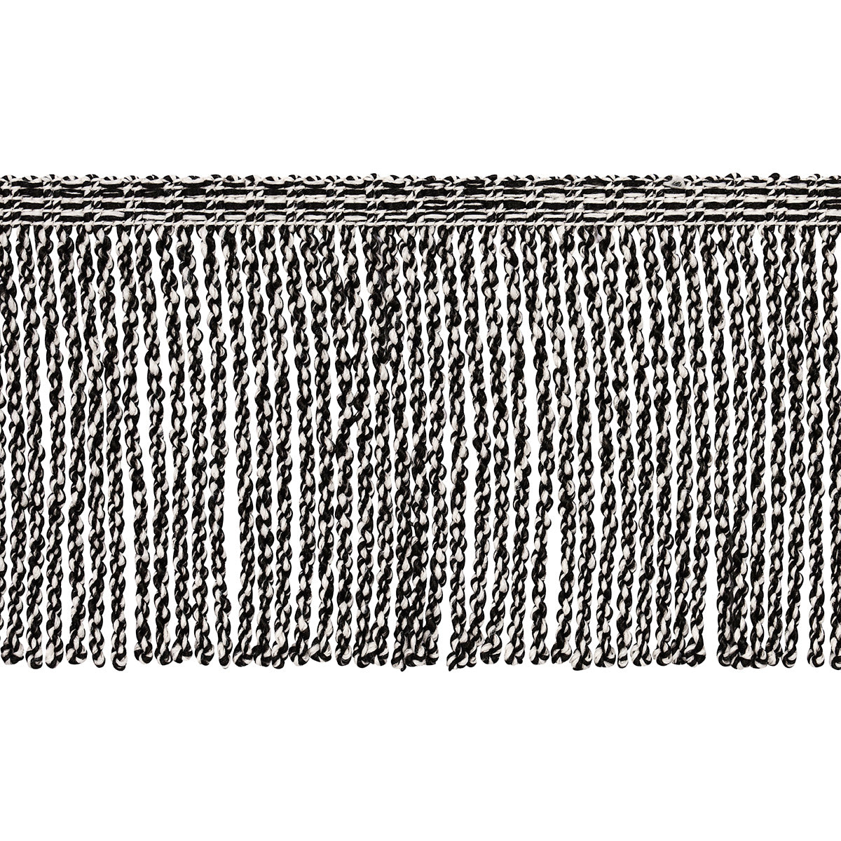 OUTDOOR BOULLION FRINGE TRIM BLACK