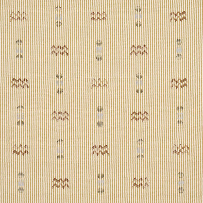 Schumacher RIBBON WHEAT Fabric | Atlanta Fabrics