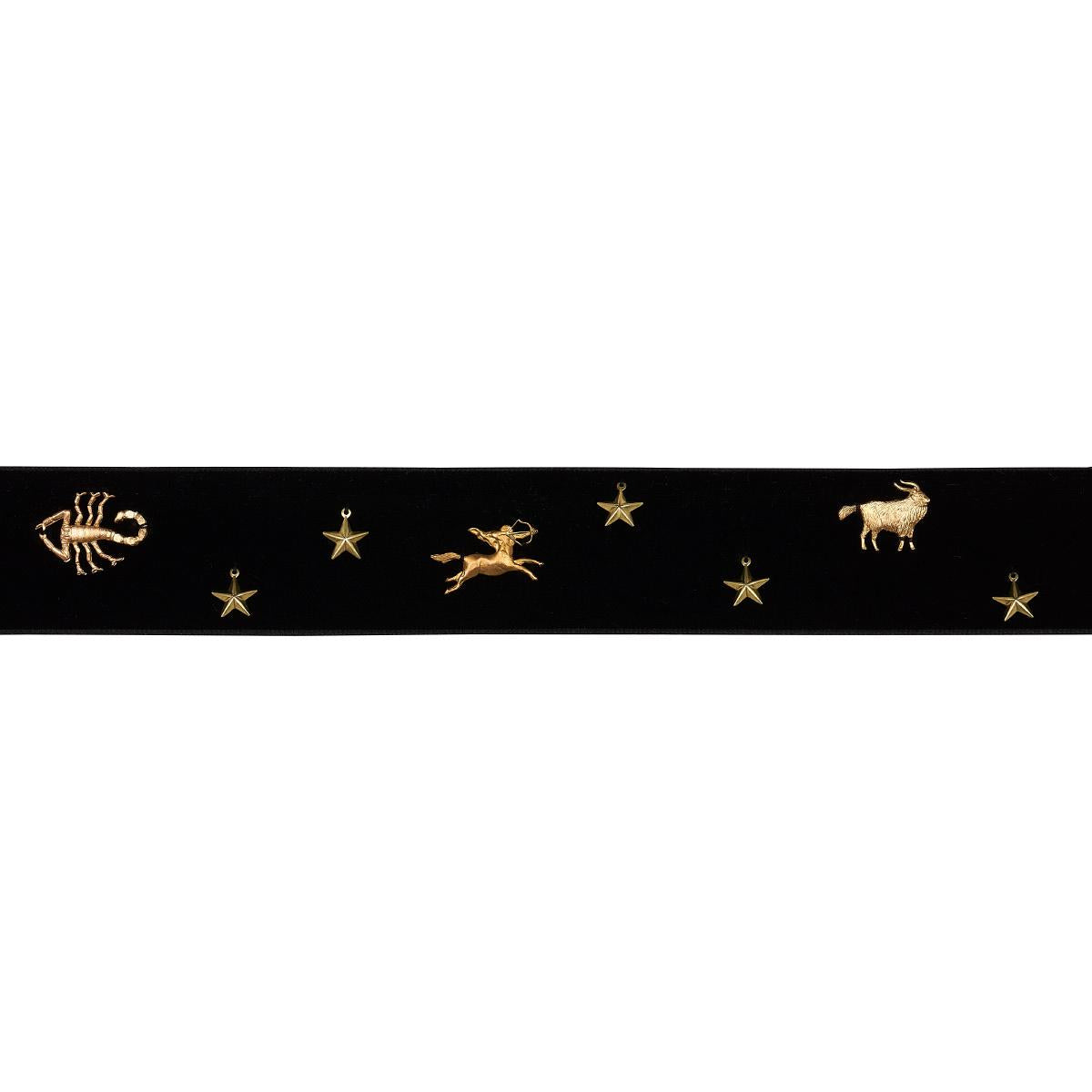 CARMEN VELVET TAPE BLACK
