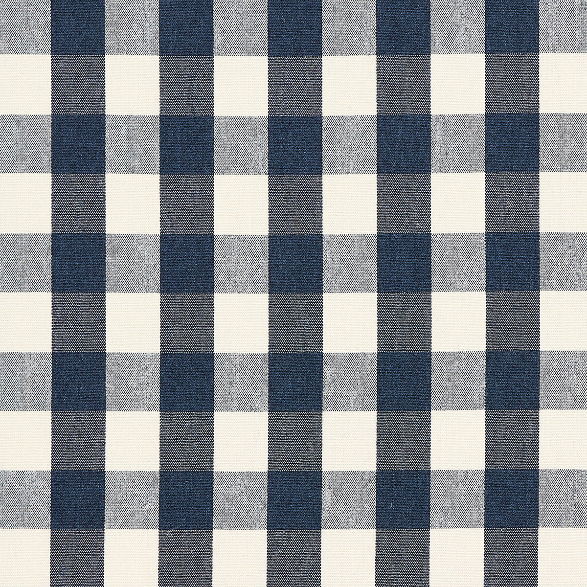 Schumacher DUTTON BUFFALO CHECK NAVY Fabric | Atlanta Fabrics