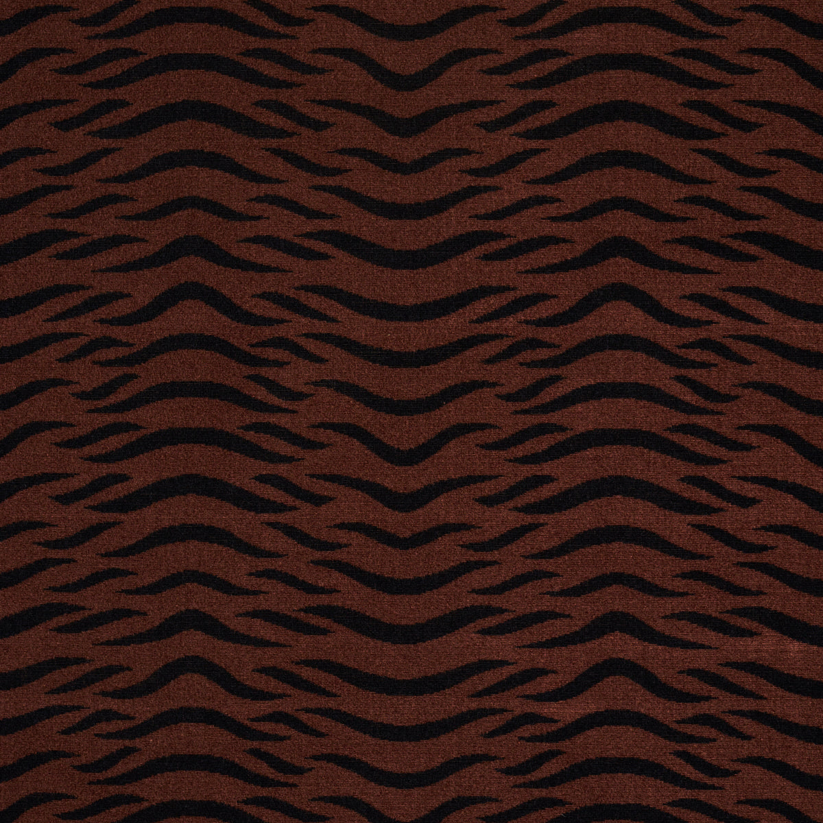 Schumacher SABI TIGER VELVET JAVA Fabric | Atlanta Fabrics