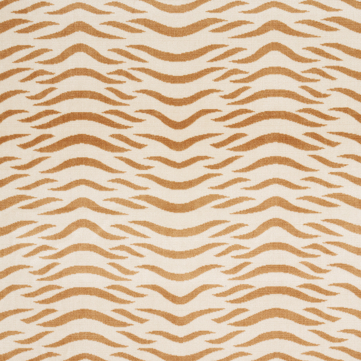 Schumacher SABI TIGER VELVET CAMEL Fabric | Atlanta Fabrics