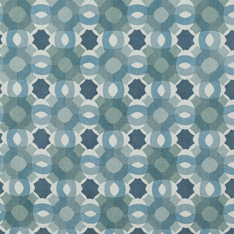 Schumacher ASHFIELD DELFT Fabric | Atlanta Fabrics