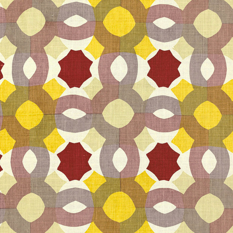 Schumacher ASHFIELD SULPHUR Fabric | Atlanta Fabrics