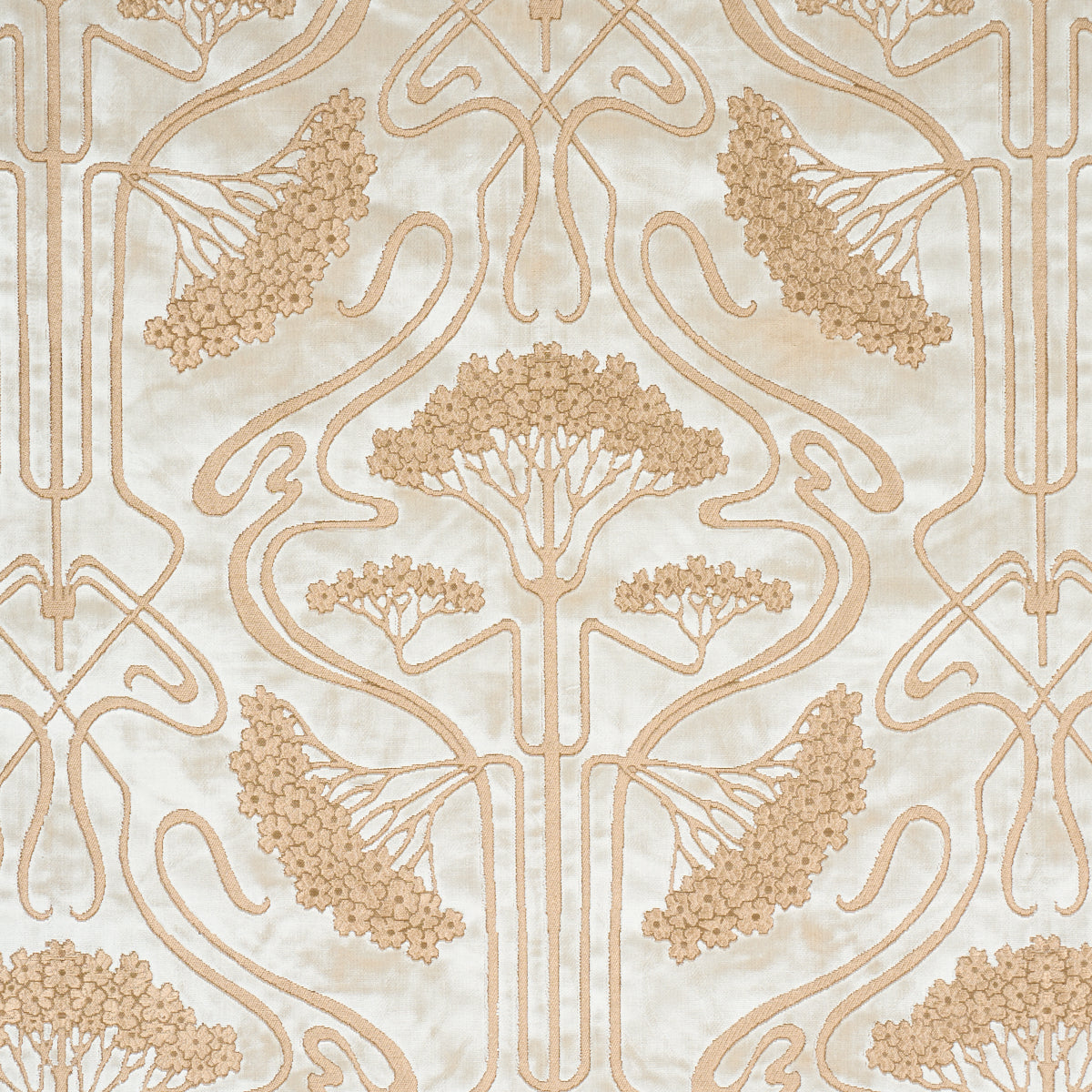 OMBELLI JACQUARD VELVET FAWN