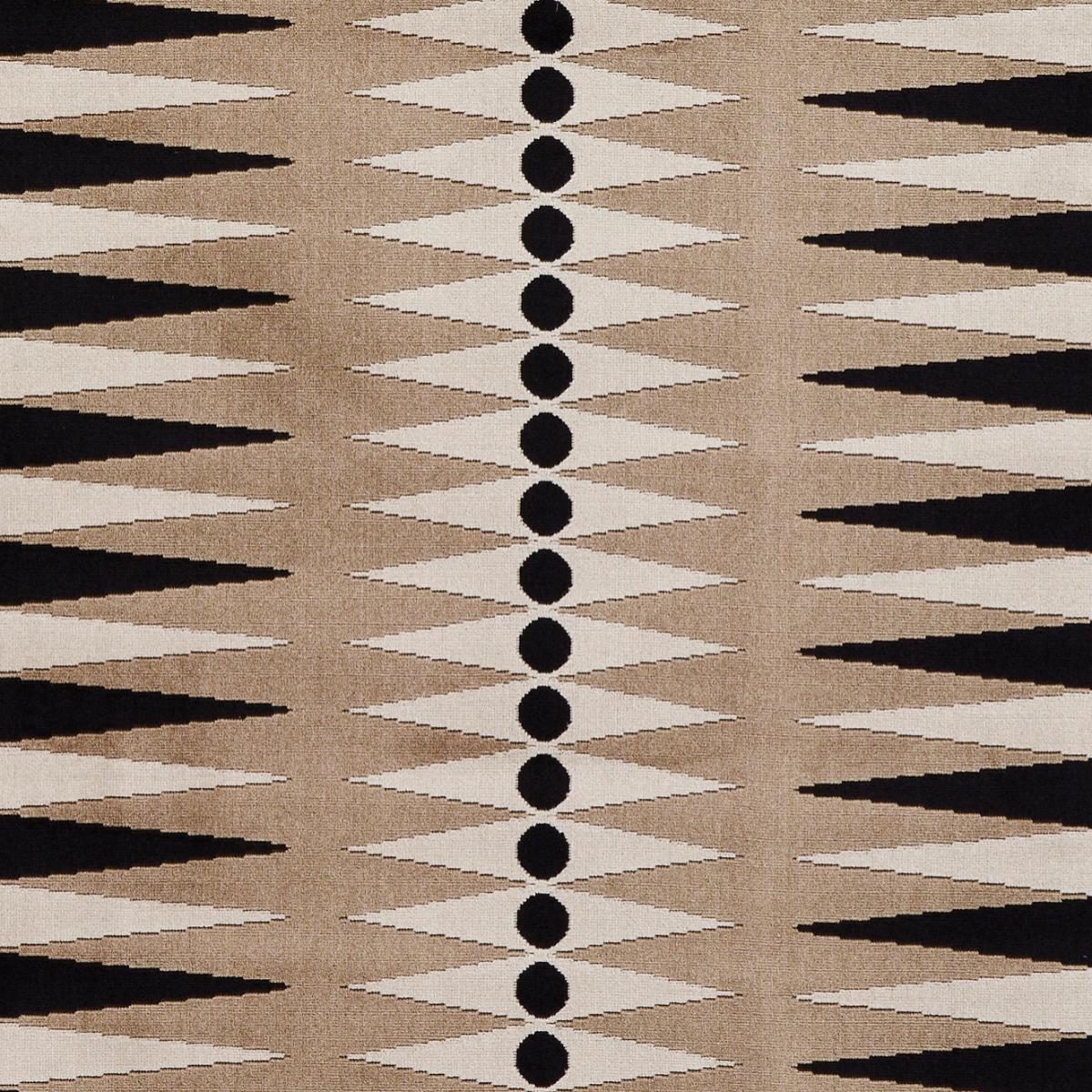BACKGAMMON CUT VELVET NEUTRAL