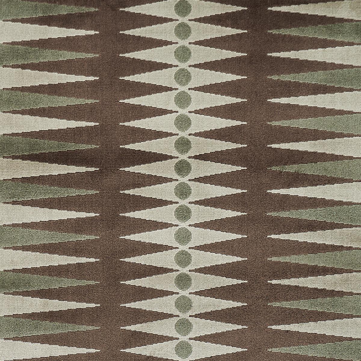 BACKGAMMON CUT VELVET VERDURE