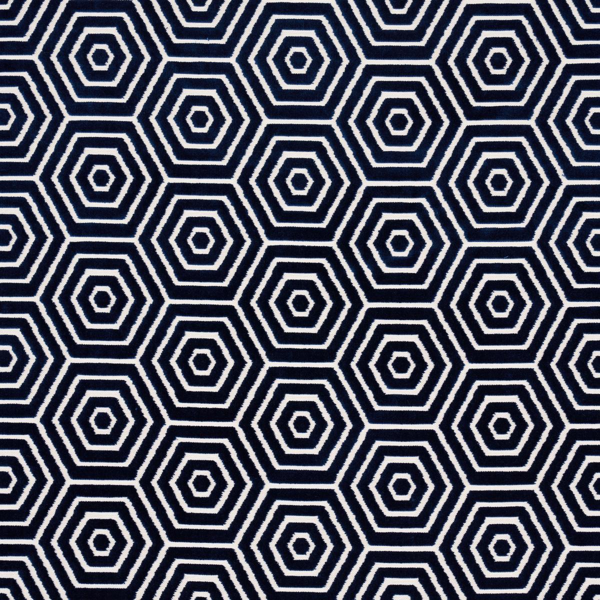 BEES KNEES CUT VELVET NAVY