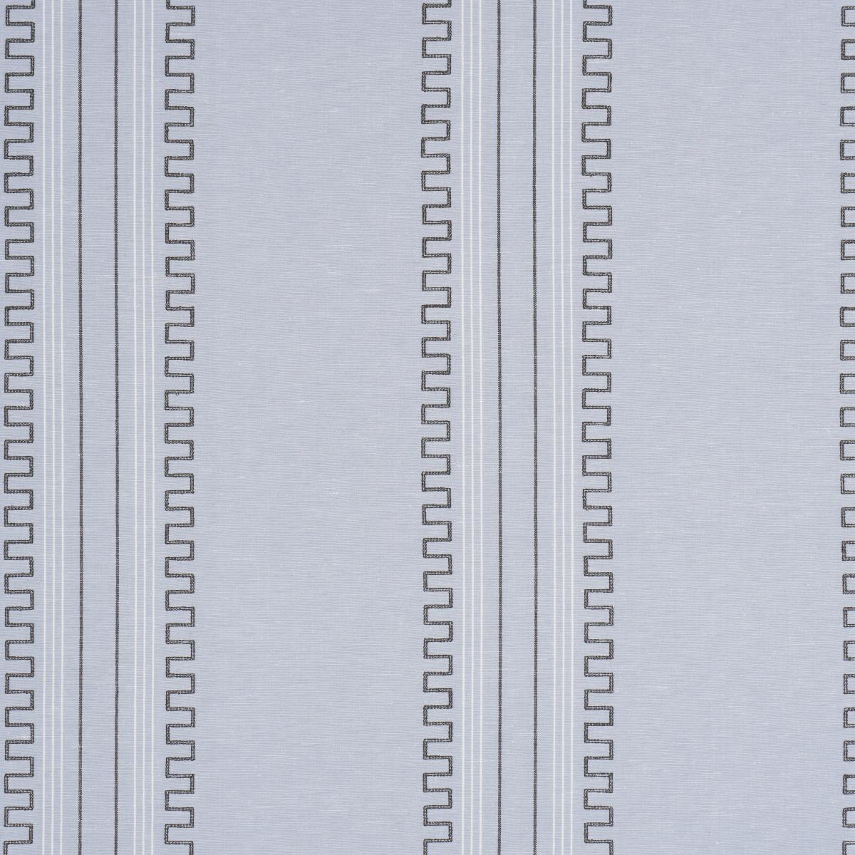 SCHUMACHER GRECO STRIPE CHAMBRAY FABRIC | Atlanta Fabrics