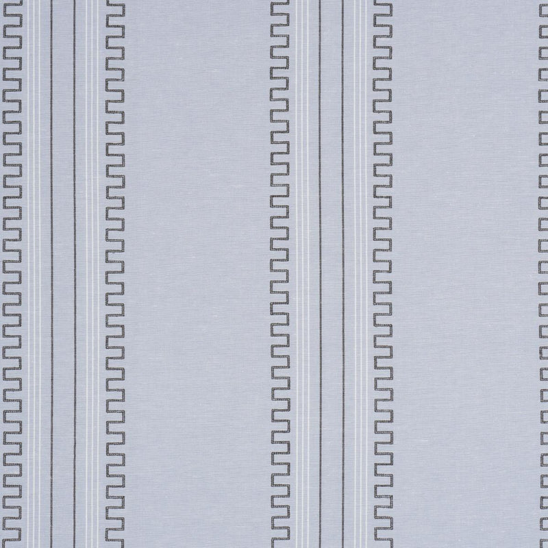 SCHUMACHER GRECO STRIPE CHAMBRAY FABRIC | Atlanta Fabrics