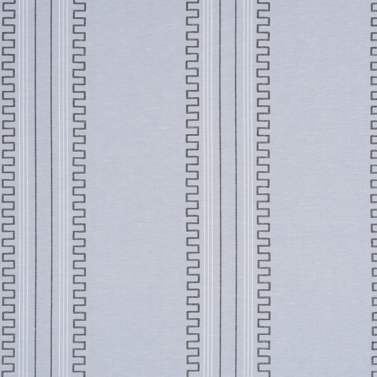 Schumacher GRECO STRIPE CHAMBRAY Fabric | Atlanta Fabrics