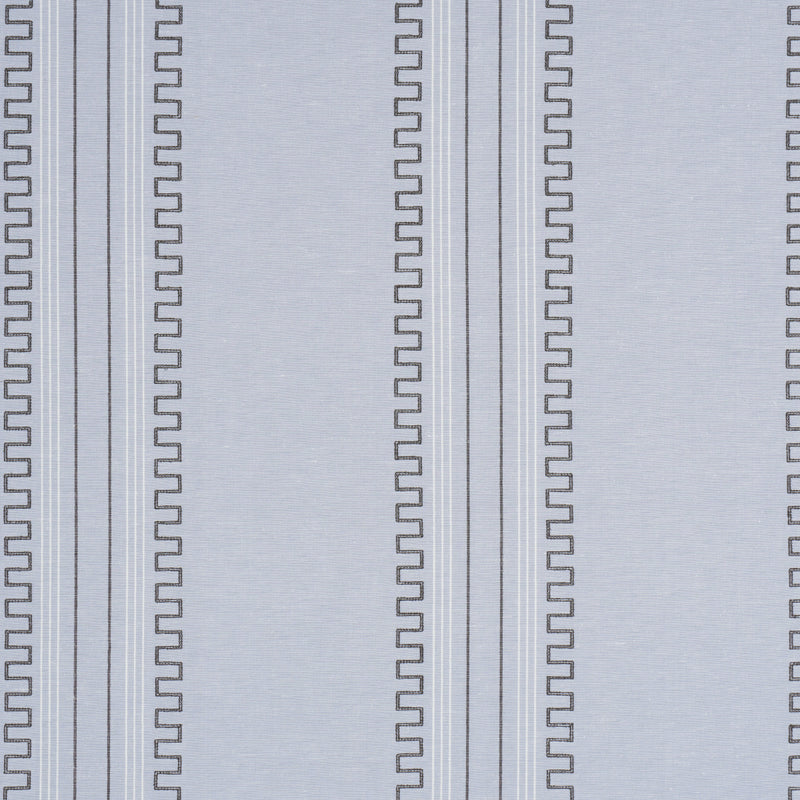Schumacher GRECO STRIPE CHAMBRAY Fabric | Atlanta Fabrics