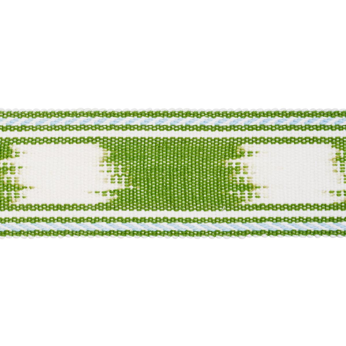 SCHUMACHER BANYAN TAPE NARROW LEAF FABRIC | Atlanta Fabrics