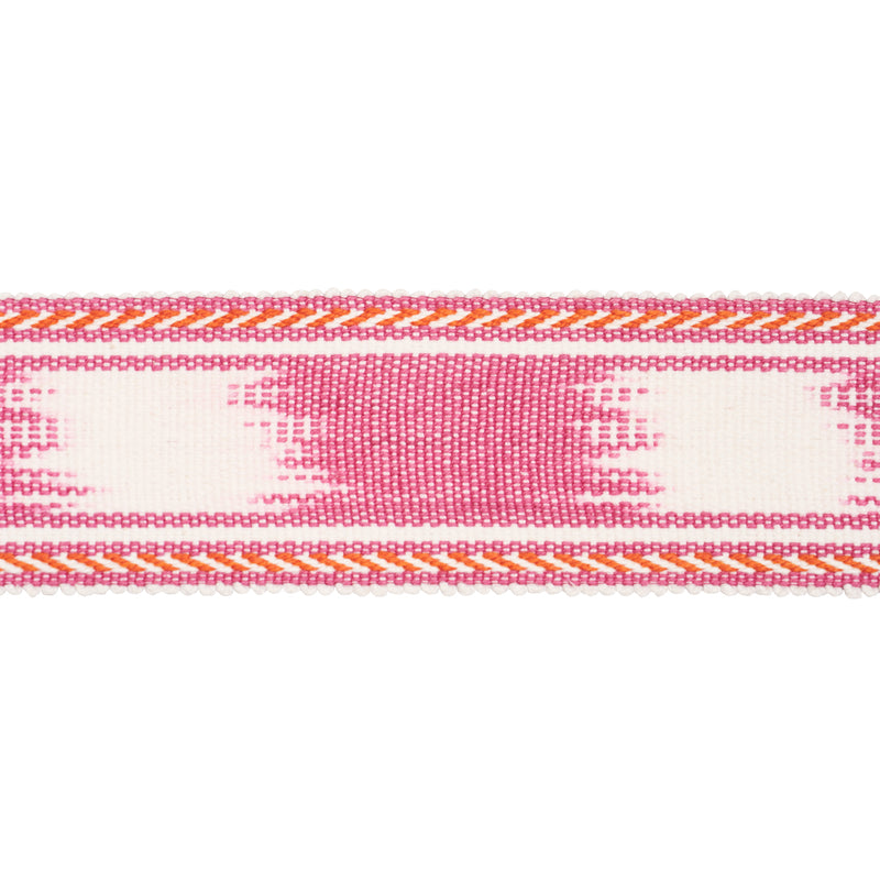 Schumacher BANYAN TAPE NARROW PINK Trim | Atlanta Fabrics