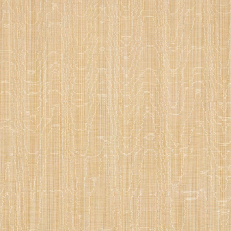 Schumacher BEAU COTTON LINEN MOIRÌä SOFT GOLD Fabric | Atlanta Fabrics