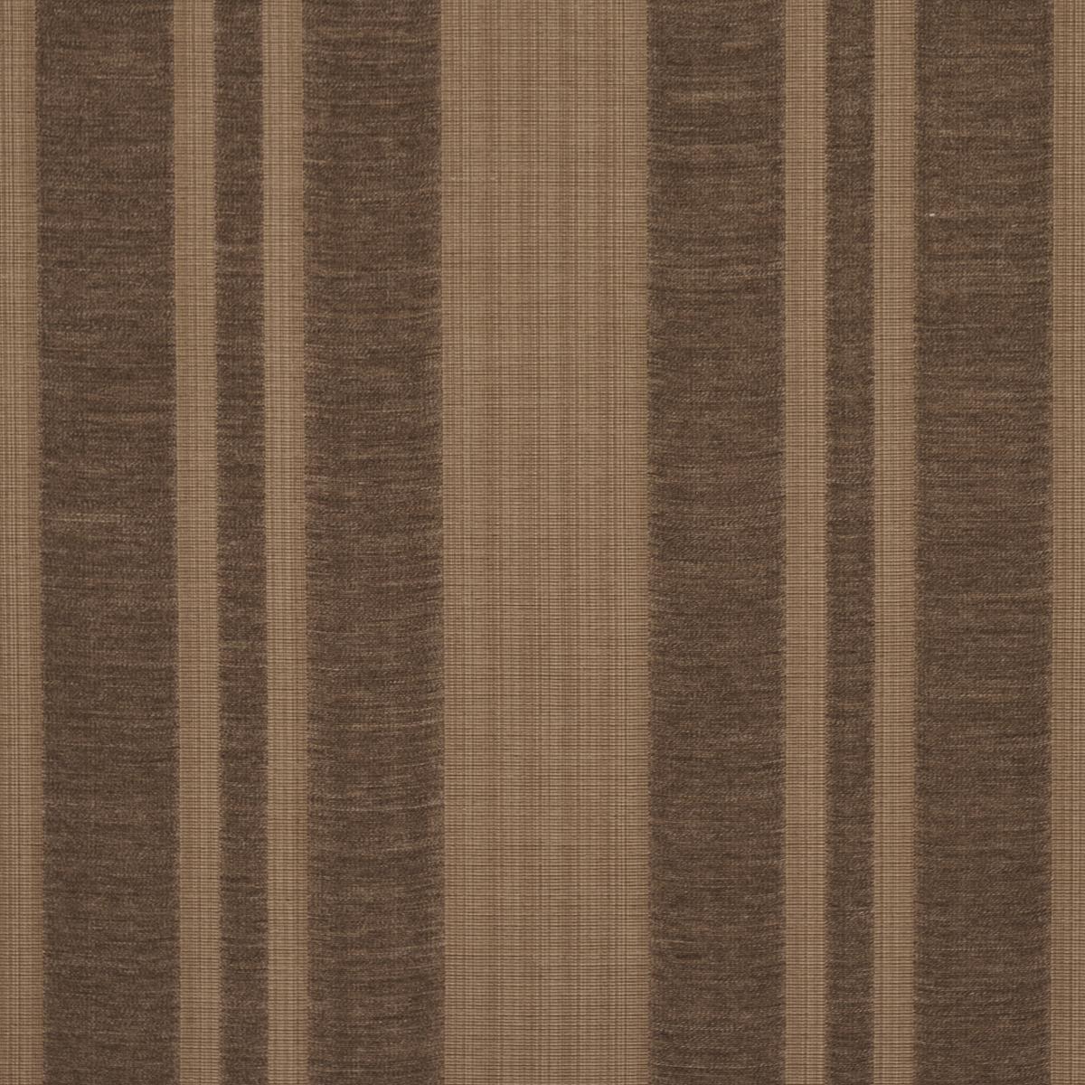 SIMON WOOL LINEN STRIPE BROWN