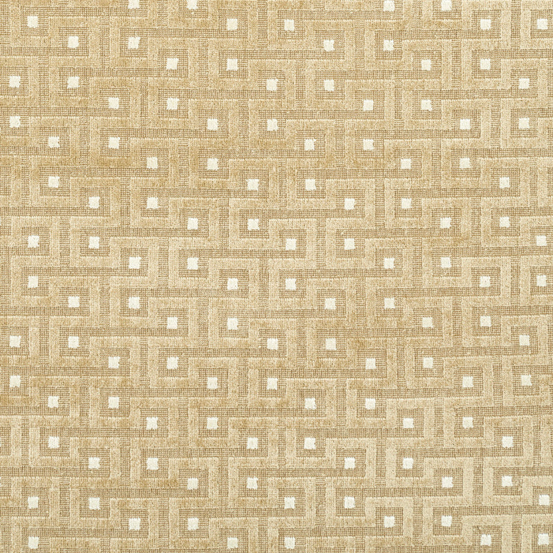 Schumacher LALANO LINEN VELVET GOLD PATINA Fabric | Atlanta Fabrics