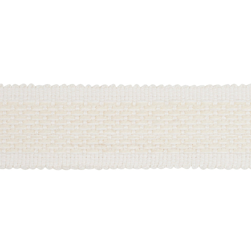 Schumacher CARDIFF TAPE MEDIUM IVORY Trim | Atlanta Fabrics