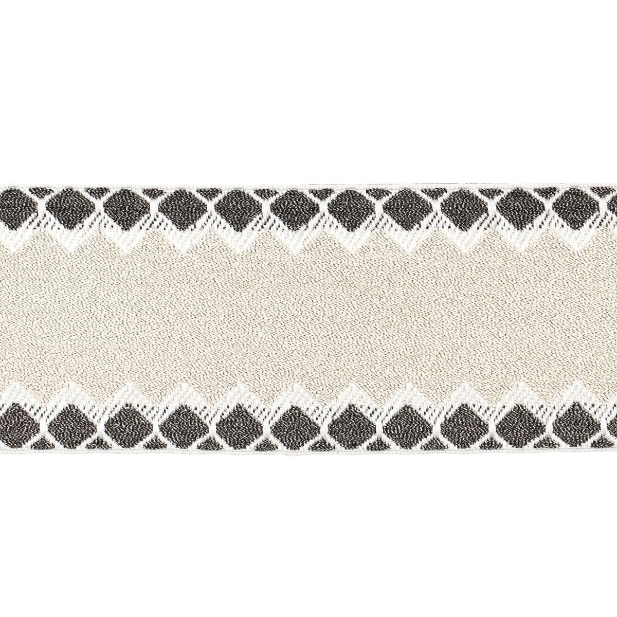 SCHUMACHER ALLURE METALLIC TAPE SILVER TRIM | Atlanta Fabrics