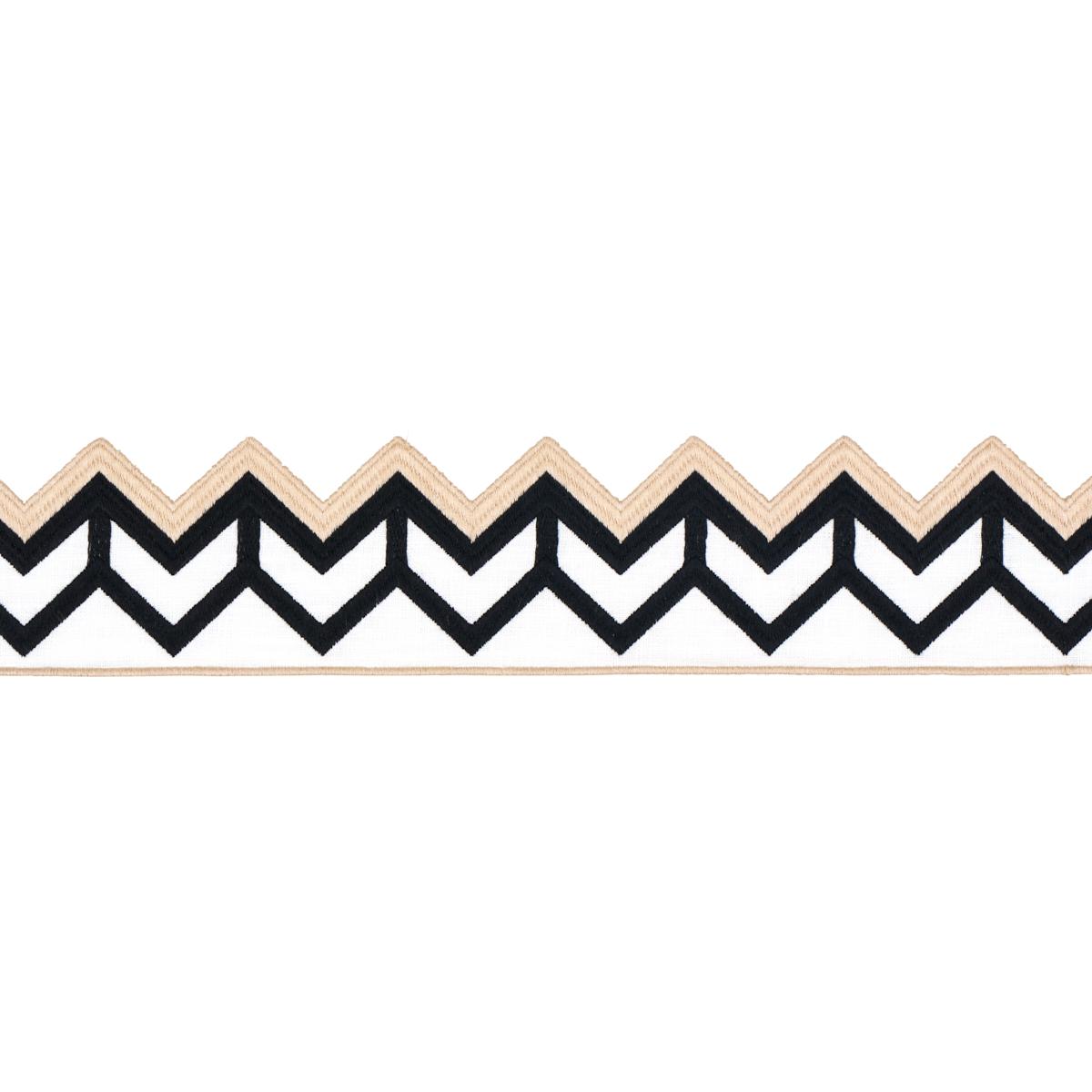 SPARREN EMBROIDERED TAPE BLACK