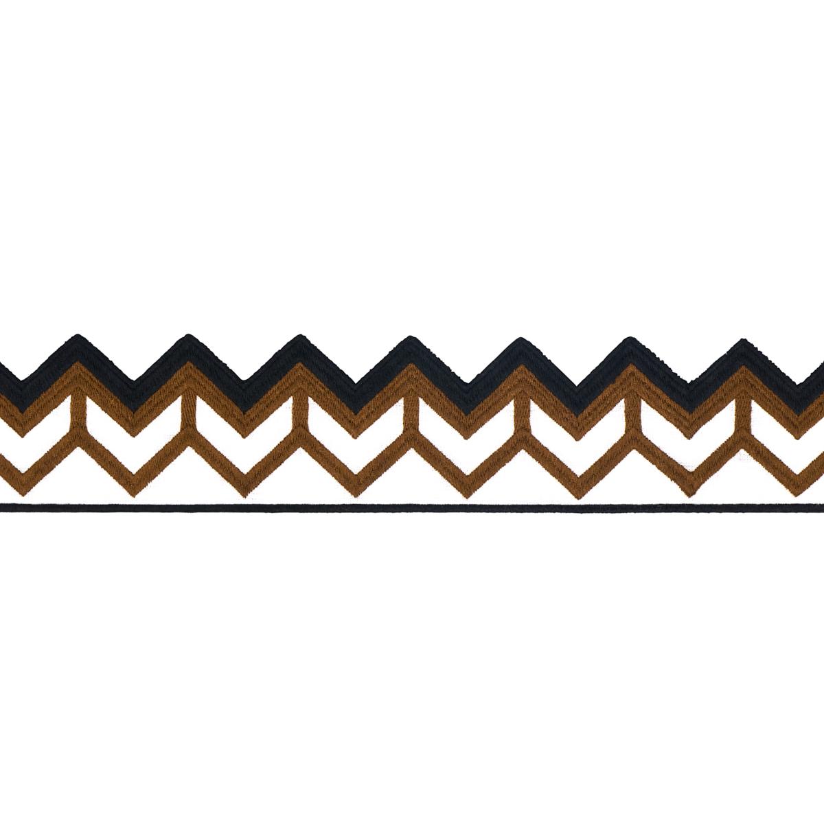 SPARREN EMBROIDERED TAPE BROWN