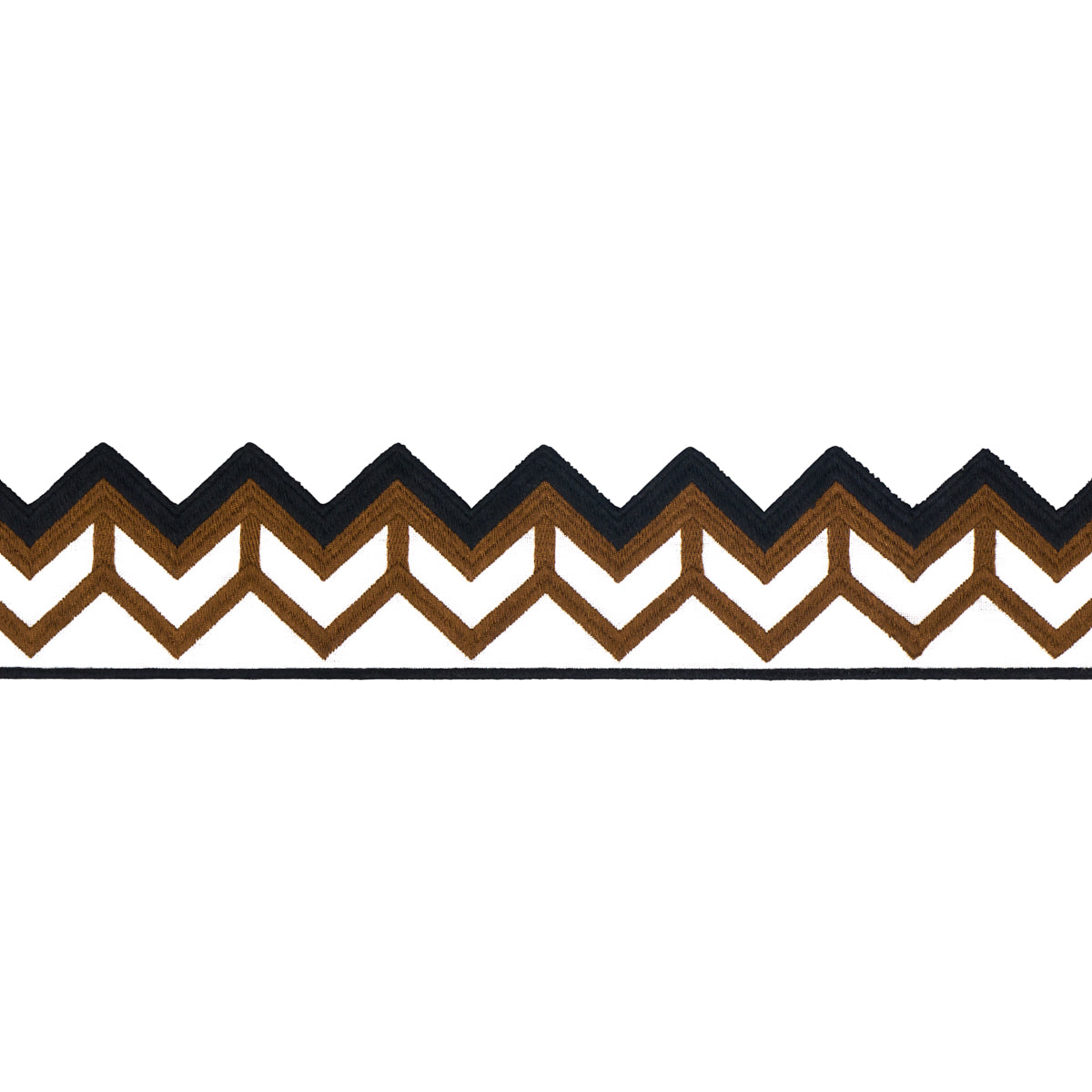 SPARREN EMBROIDERED TAPE BROWN