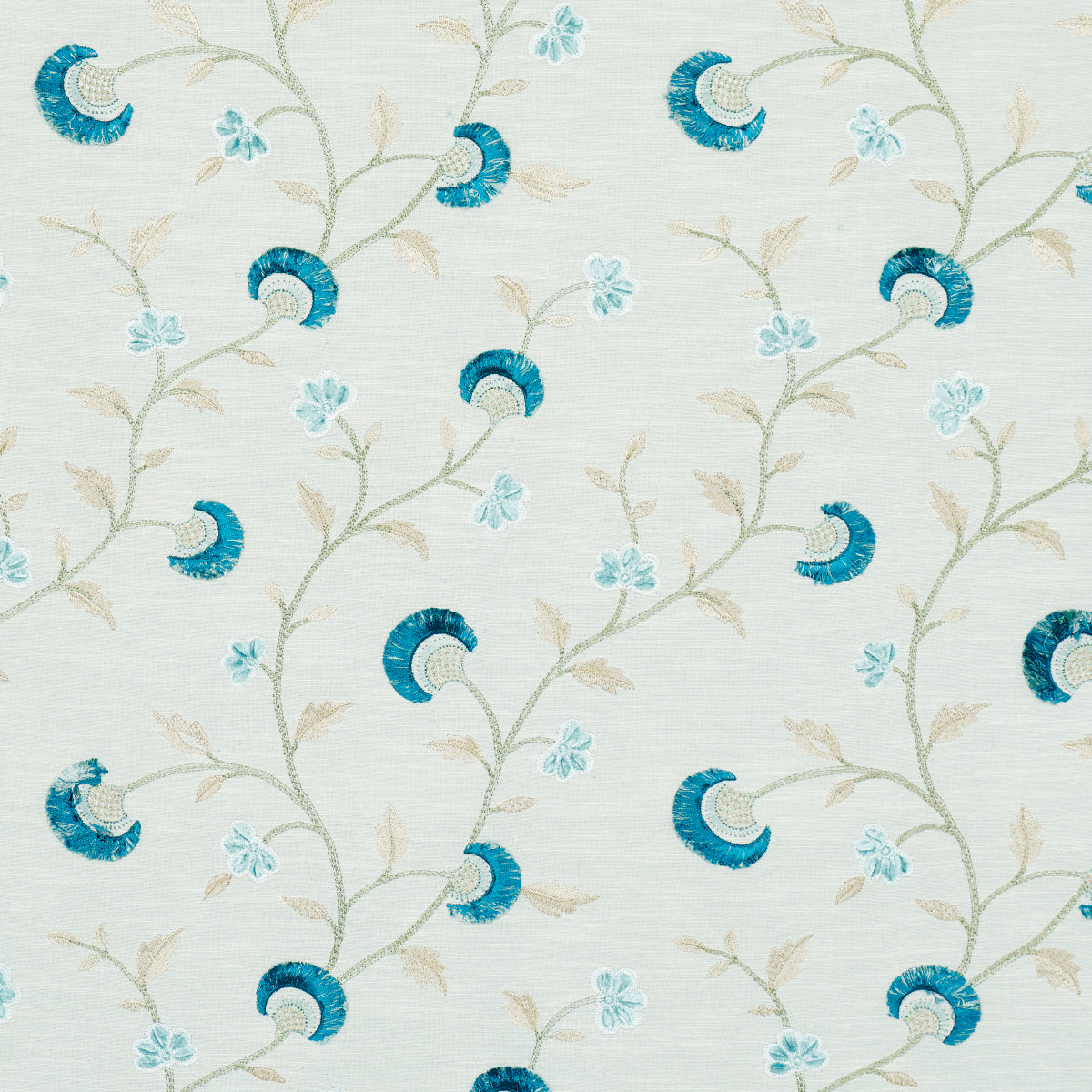 IYLA EMBROIDERY MINERAL & TEAL