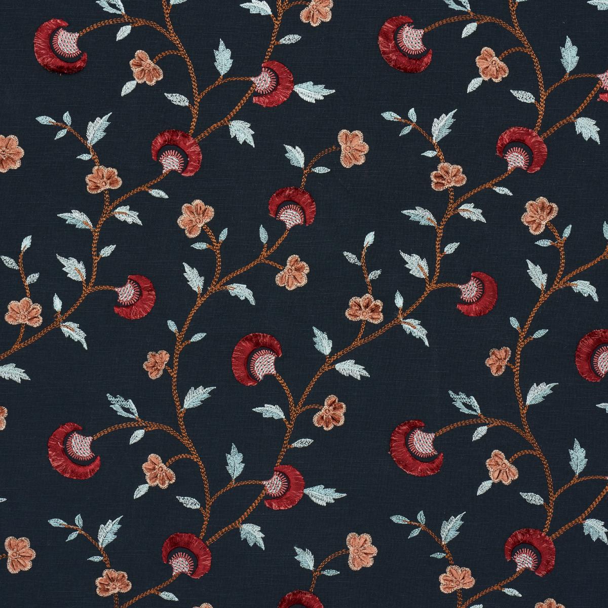 IYLA EMBROIDERY MIDNIGHT & ROUGE