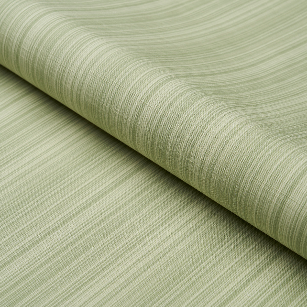 Schumacher GRACIE SOLID STRIÌä LEAF GREEN Fabric | Atlanta Fabrics