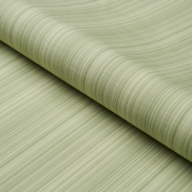 Schumacher GRACIE SOLID STRIÌä LEAF GREEN Fabric | Atlanta Fabrics