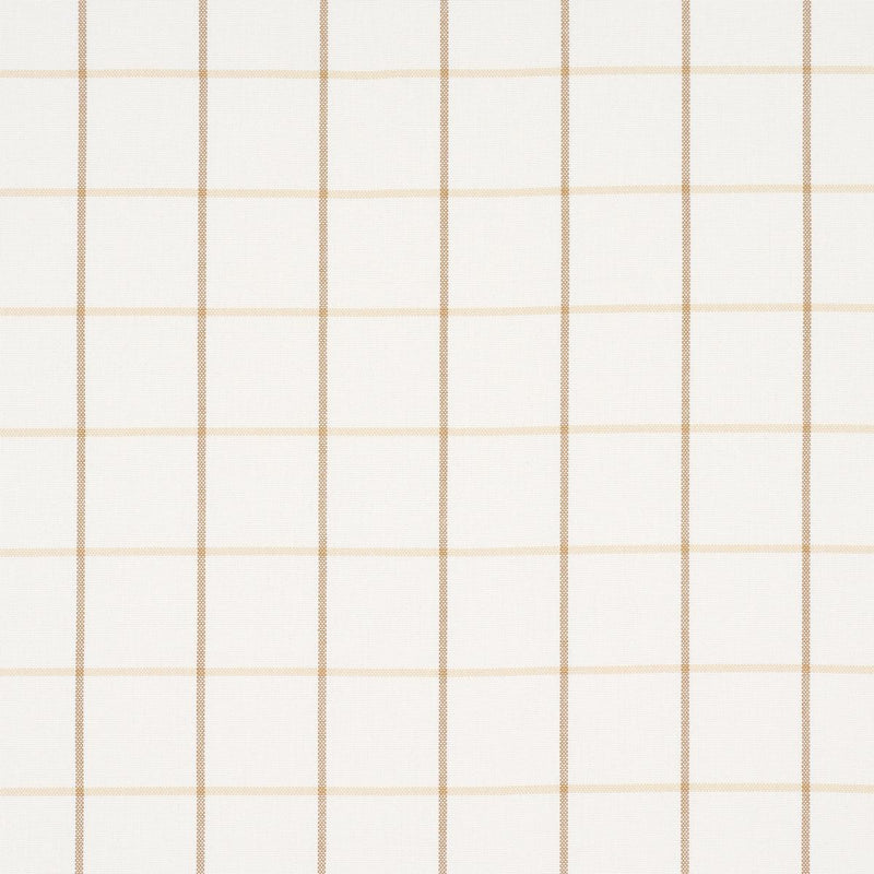 SCHUMACHER FRANNIE WINDOWPANE NEAUTRAL FABRIC | Atlanta Fabrics