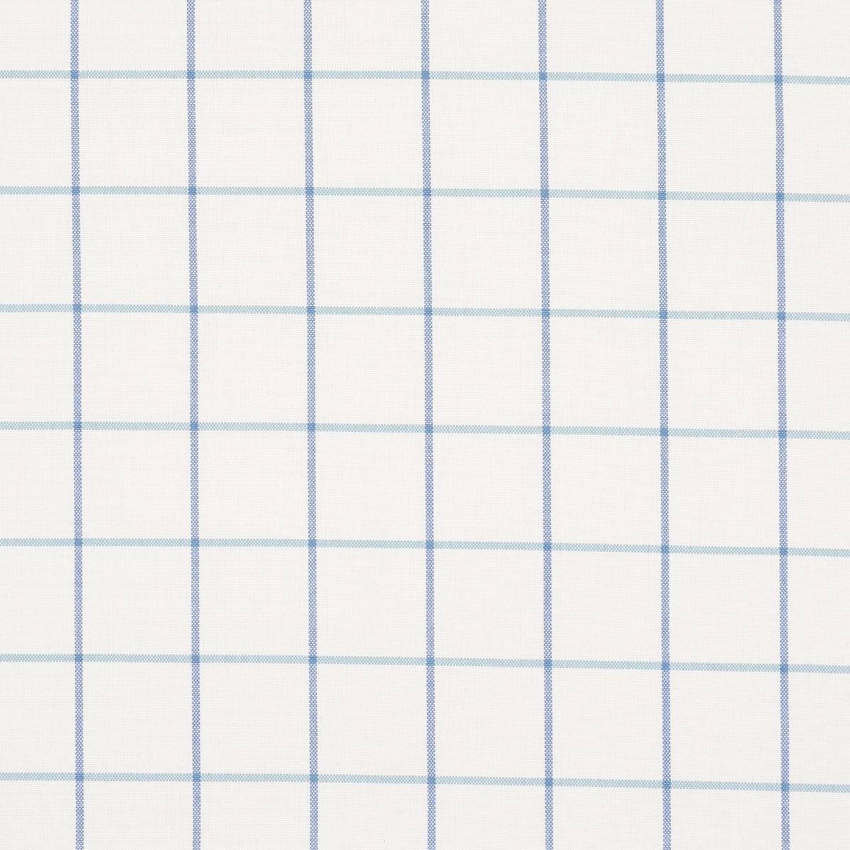 Schumacher FRANNIE WINDOWPANE COBALT Fabric | Atlanta Fabrics