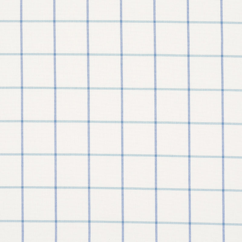 Schumacher FRANNIE WINDOWPANE COBALT Fabric | Atlanta Fabrics