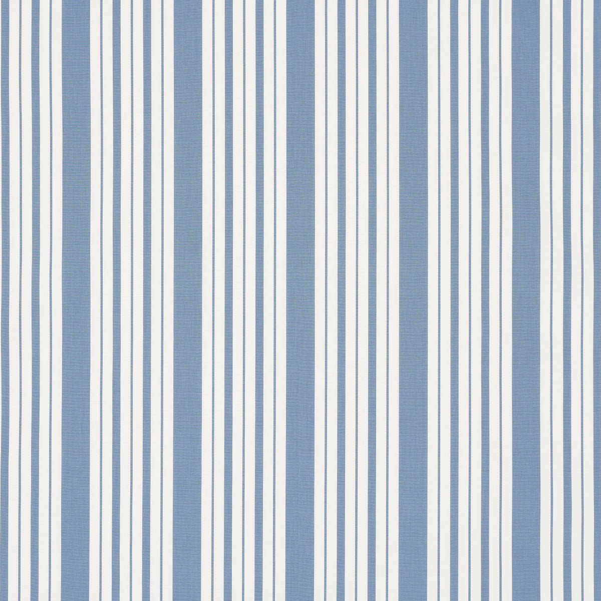 Schumacher MARKIE STRIPE COBALT Fabric | Atlanta Fabrics