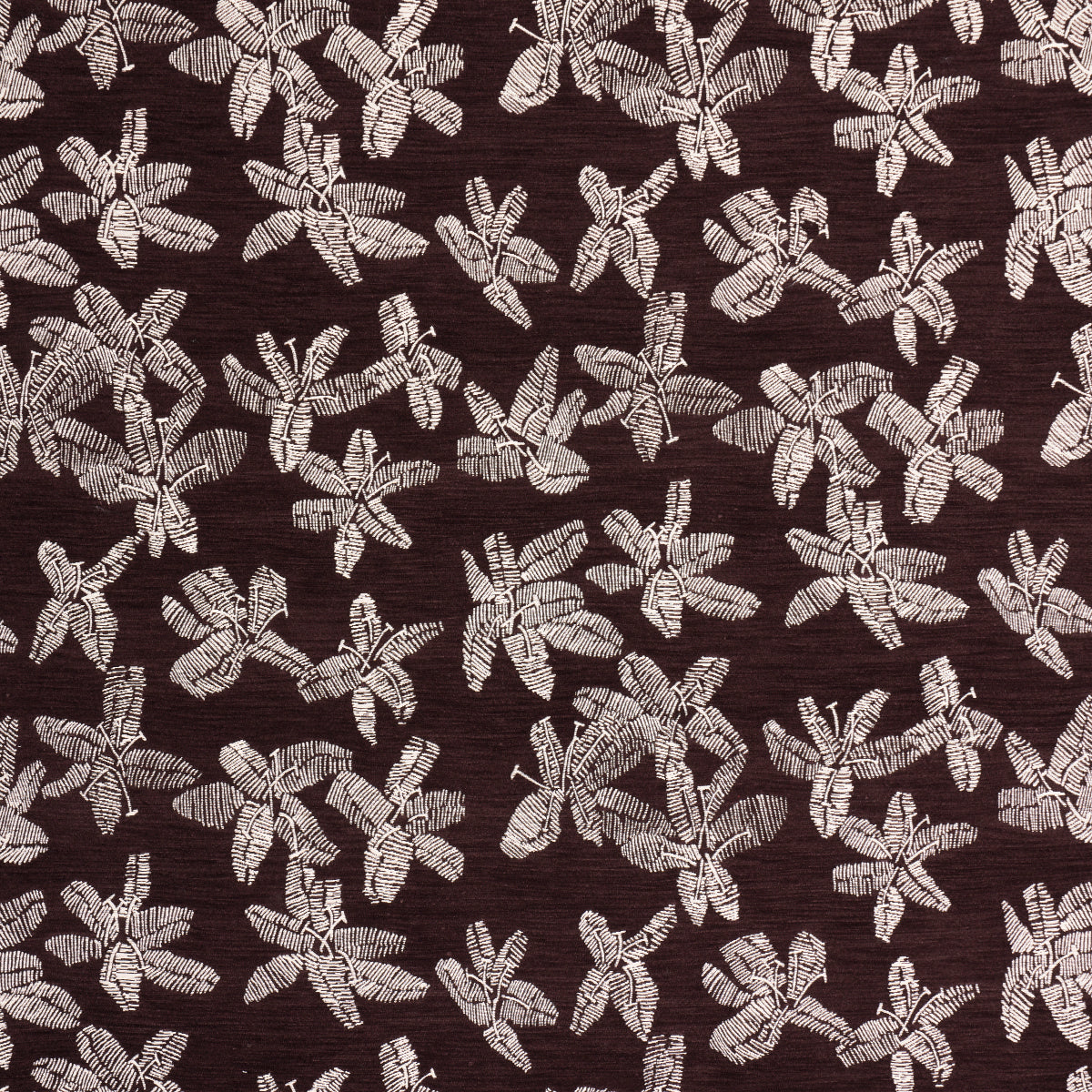 Schumacher HIBISCUS PLUM Fabric | Atlanta Fabrics