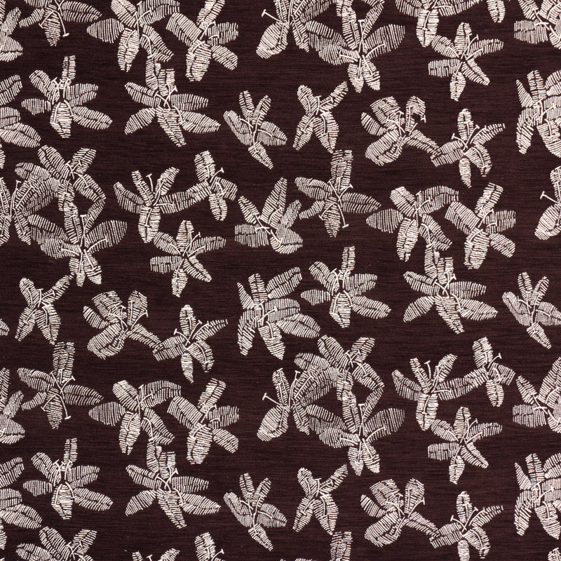 Schumacher HIBISCUS PLUM Fabric | Atlanta Fabrics