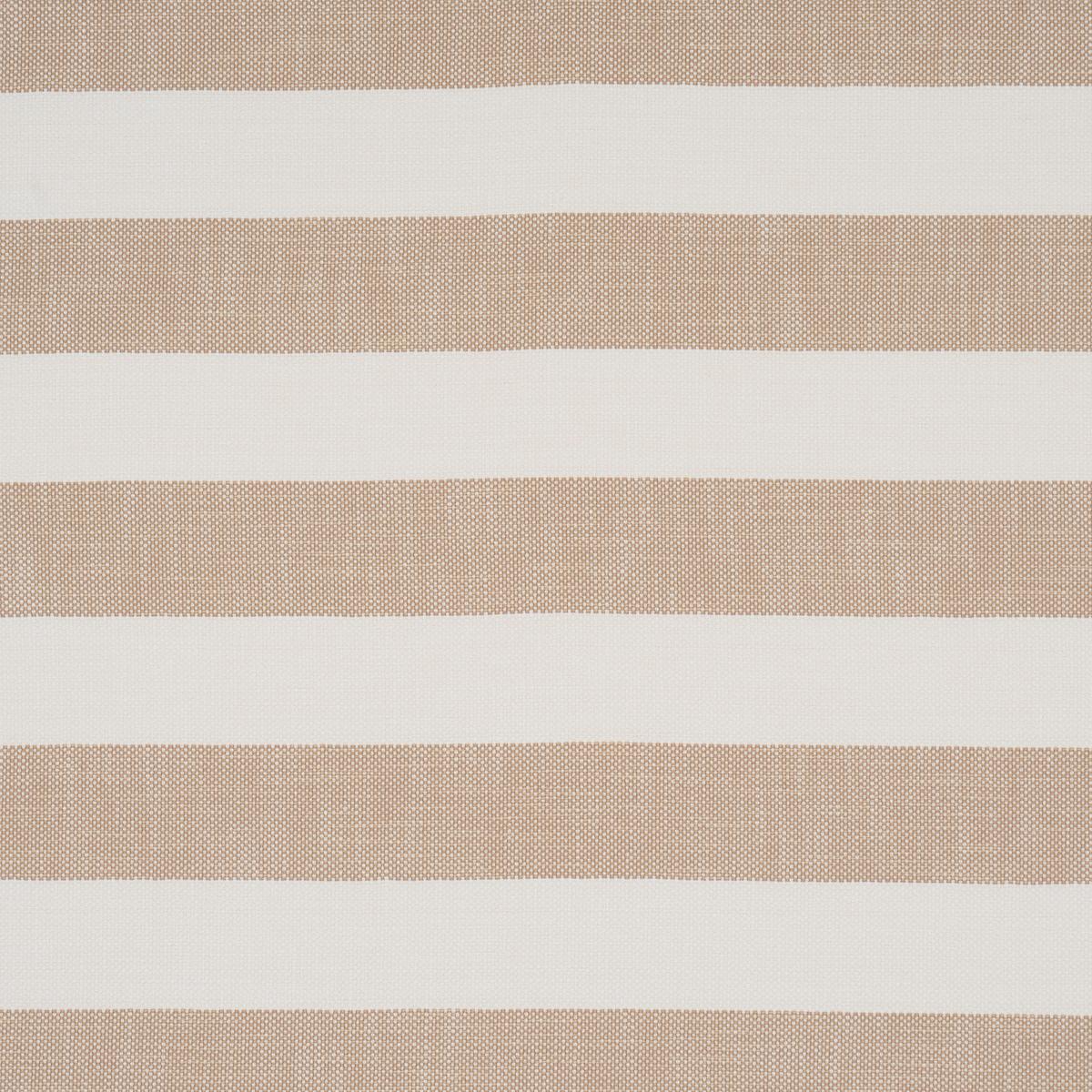 SCHUMACHER DESERT WIDE STRIPE SAND FABRIC | Atlanta Fabrics