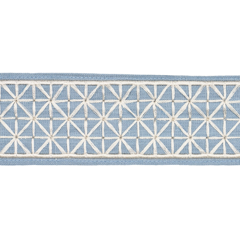 Schumacher DIRECTOIRE TAPE NARROW SKY Trim | Atlanta Fabrics