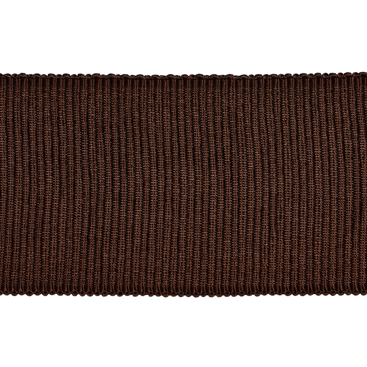 Schumacher WIDE FAILLE TAPE CHOCOLATE Trim | Atlanta Fabrics