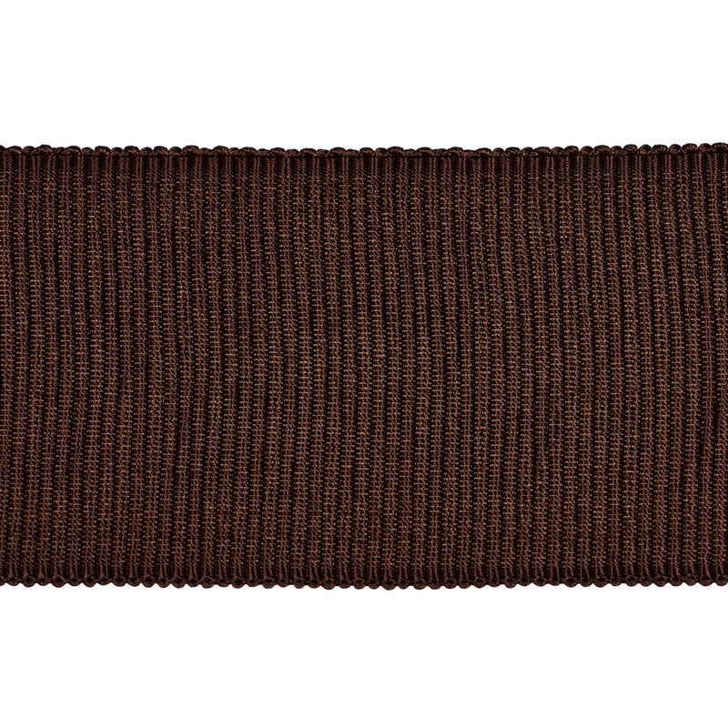 Schumacher WIDE FAILLE TAPE CHOCOLATE Trim | Atlanta Fabrics