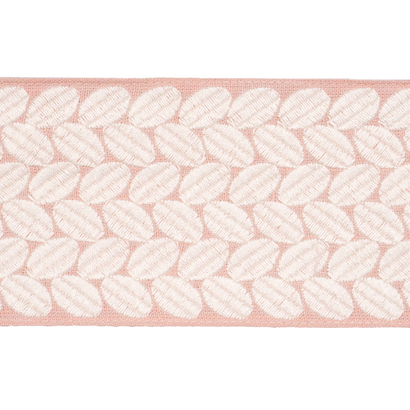 Schumacher BERKELEY TAPE WIDE BLUSH Trim | Atlanta Fabrics