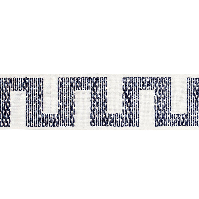 Schumacher MATRIX TAPE NARROW BLUE Trim | Atlanta Fabrics
