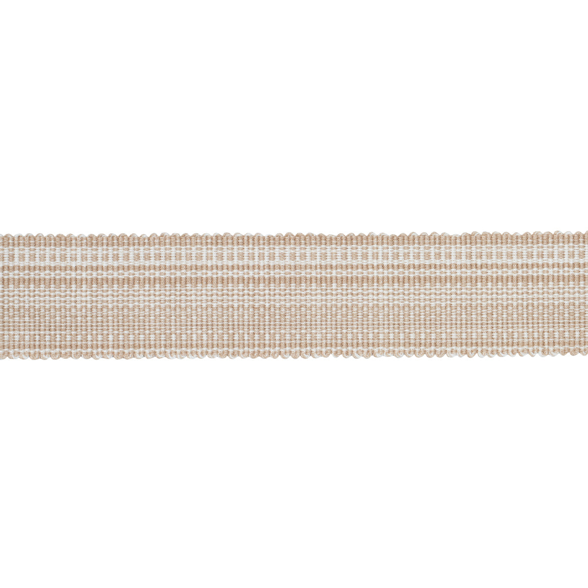 Schumacher COTTON STRIÌä TAPE MEDIUM SAND Trim | Atlanta Fabrics