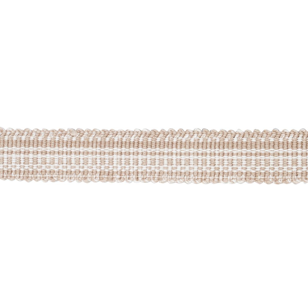 COTTON STRIÌä TAPE NARROW SAND