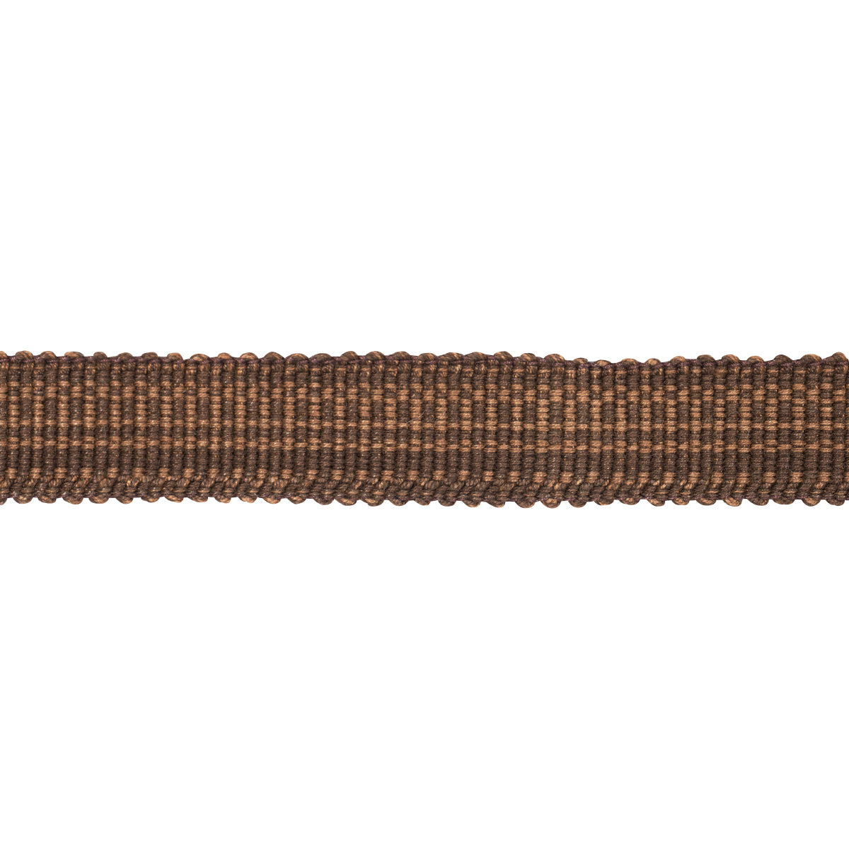 Schumacher COTTON STRIÌä TAPE NARROW CHESTNUT Trim | Atlanta Fabrics