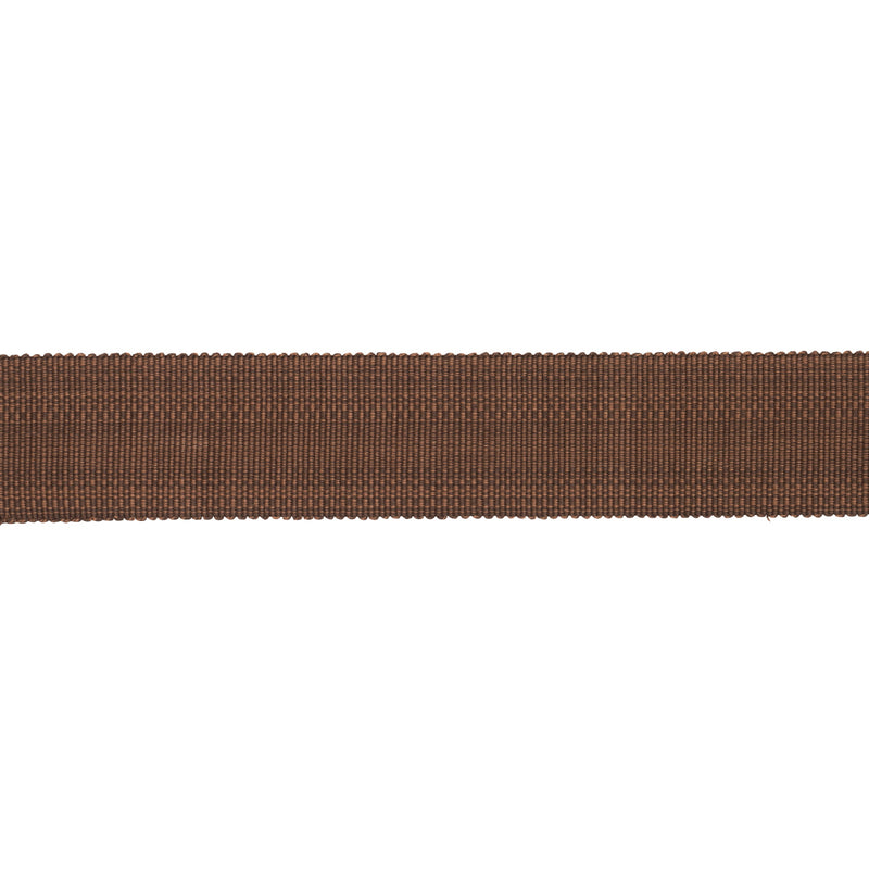 Schumacher COTTON STRIÌä TAPE WIDE CHESTNUT Trim | Atlanta Fabrics