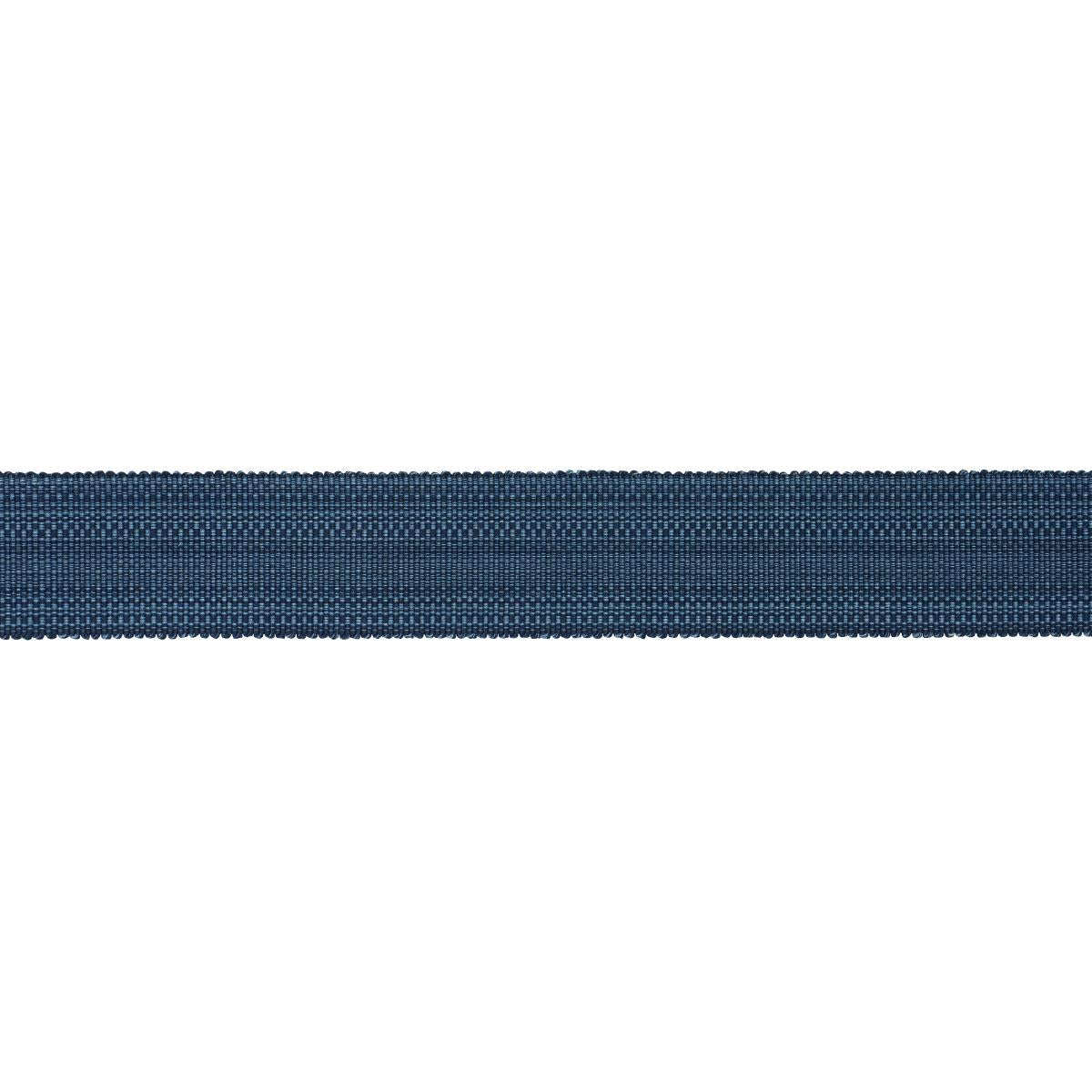 COTTON STRIÌä TAPE WIDE INDIGO