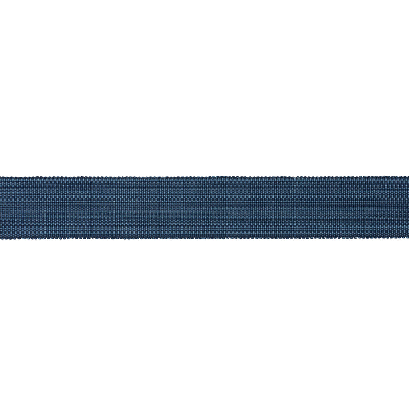 Schumacher COTTON STRIÌä TAPE WIDE INDIGO Trim | Atlanta Fabrics