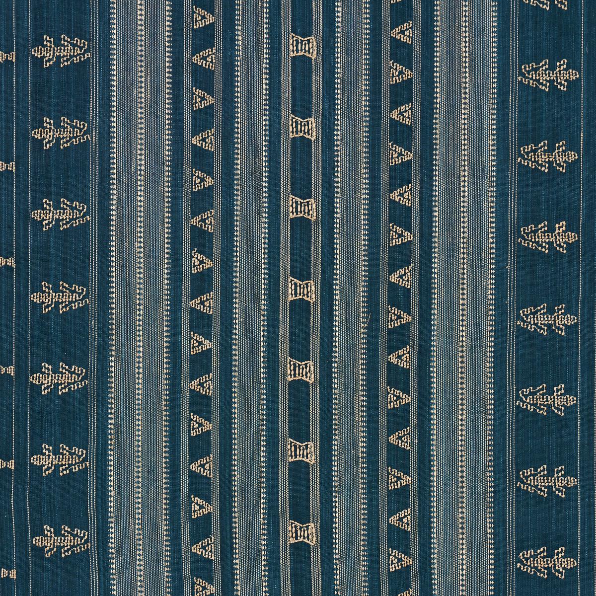 NIMA EMBROIDERED COTTON LINEN INDIGO